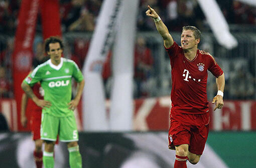 Bastian Schweinsteiger traf zum dritten Mal in dieser Saison