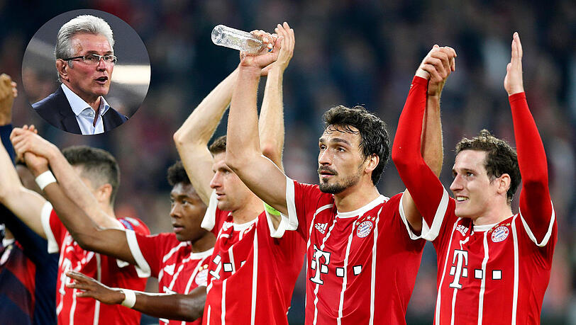 Jupp Heynckes ist zurück - und der FC Bayern siegt 3:0 gegen Glasgow. Jupp Heynckes ist zurück - und der FC Bayern siegt 3:0 gegen Glasgow.