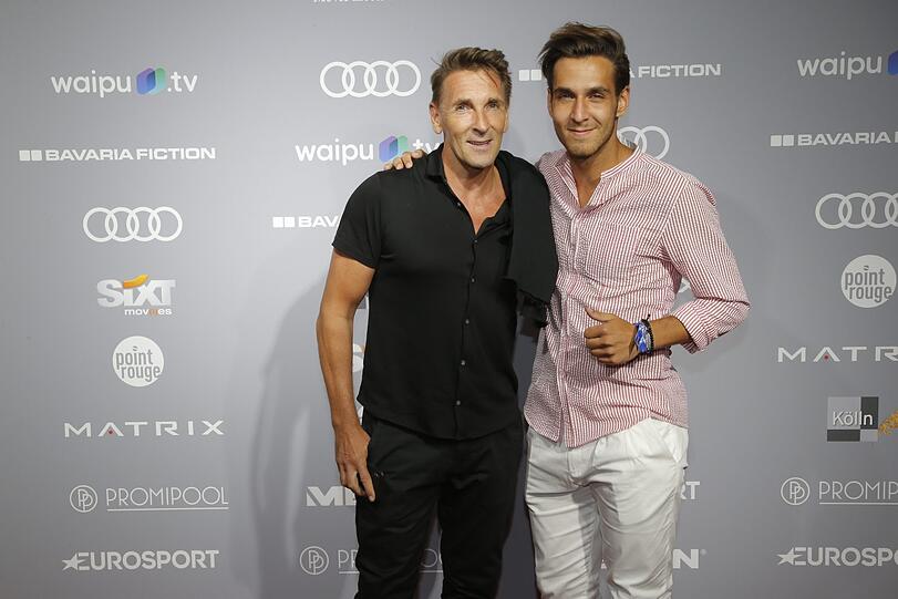 Mark Keller und Sohn Aaron
