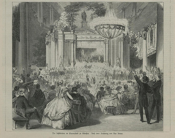 1859: eine opulente Schillerfeier.