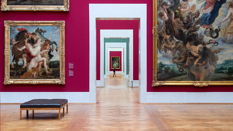 Die großen Meister der Malerei hängen in der Alten Pinakothek. Das weitläufige Museum hat man oft für sich. Die großen Meister der Malerei hängen in der Alten Pinakothek. Das weitläufige Museum hat man oft für sich.