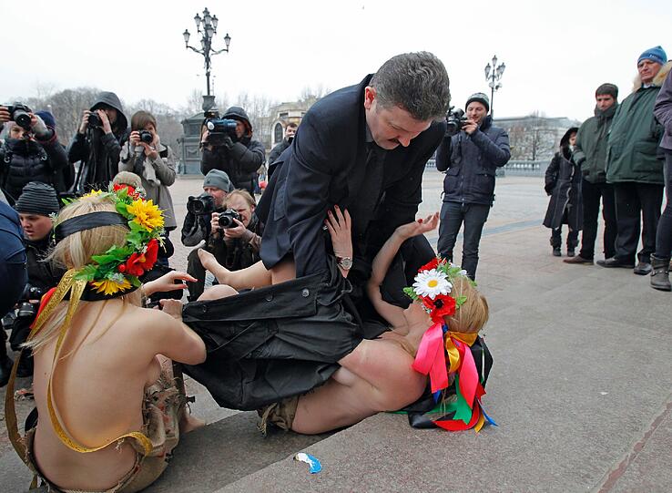 Femen-Nacktprotest: Die Bilder
