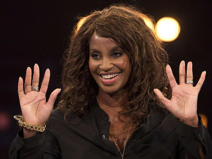 Liz Baffoe beim Einzug in den "Promi Big Brother"-Container im Sommer 2014