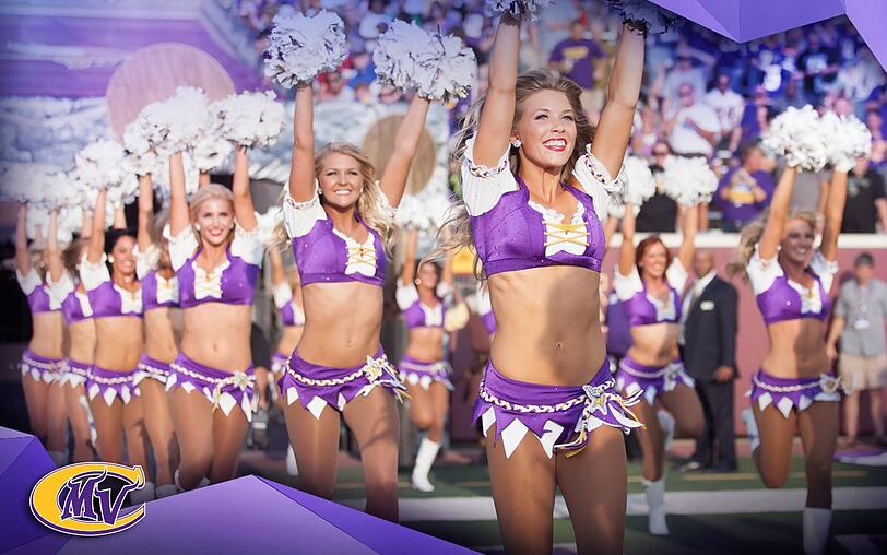 Schon seit 1961 gab es bei den Vikings Cheerleading auf Amateurniveau.