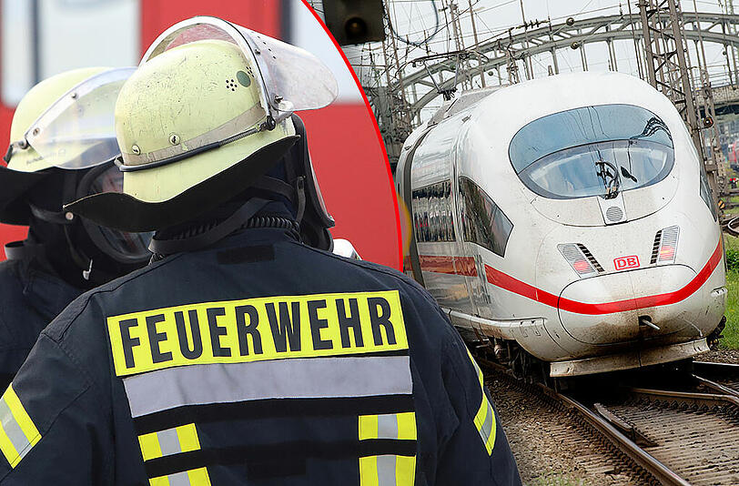 Ein vermeintlicher ICE-Brand löste am Mittwochabend einen Großeinsatz am Hauptbahnhof aus (Symbolbild).