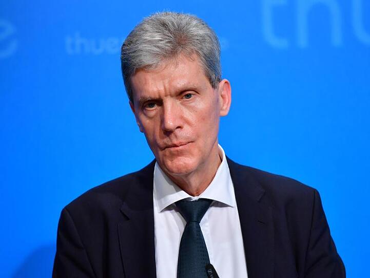 Helmut Holter (Die Linke), Minister für Bildung, Jugend und Sport im Freistaat Thüringen.