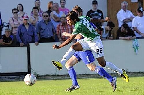 Schnell, trickreich und torgefährlich, aber wie lange noch in Fürth? Sami Allagui traf beim 4:1-Test gegen Erlangen-Bruck zwei Mal.