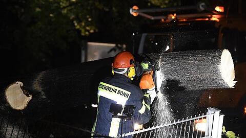 In Bonn zählte die Feuerwehr mehrere Hundert Einsätze.