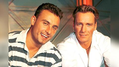Da waren sie noch Freunde: Zlatko (l.) und Jürgen im Jahr 2000.