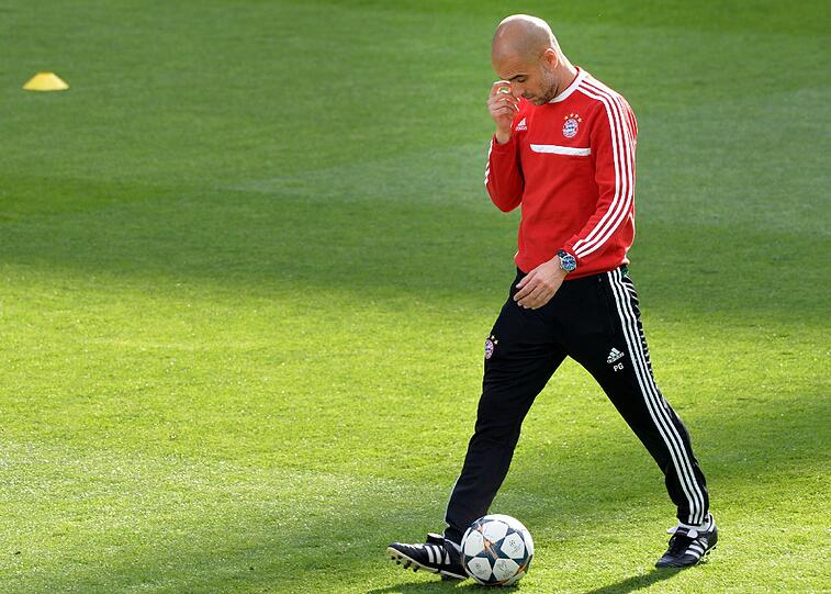 Trainer Pep Guardiola.