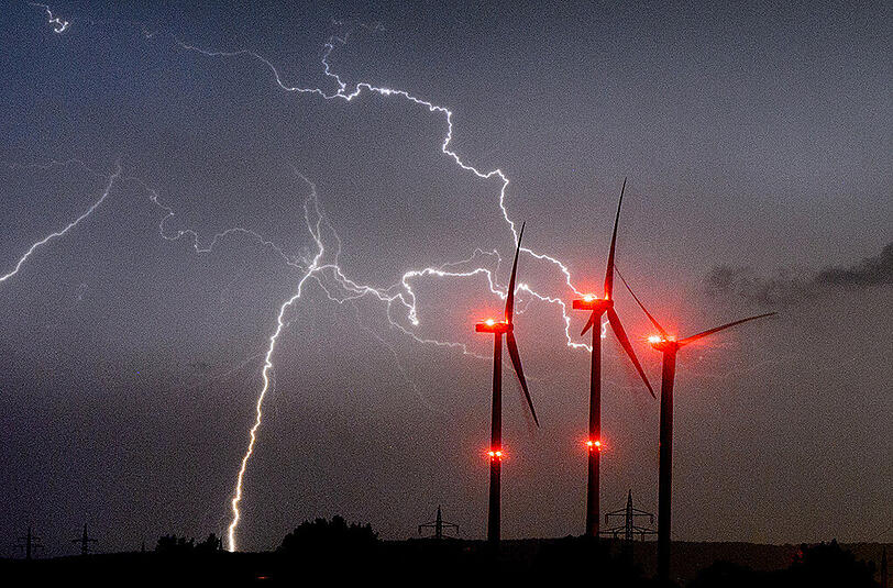 Die Informationen über Blitzeinschläge sind für Versicherungen und Energieversorger wichtig. (Symbolbild)