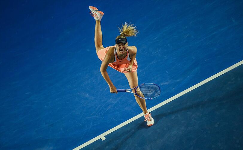 Die Russin Maria Sharapova.