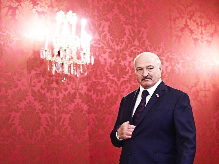 Weißrusslands Präsident Alexander Lukaschenko: "Es gibt hier absolut keine Katastrophe.".