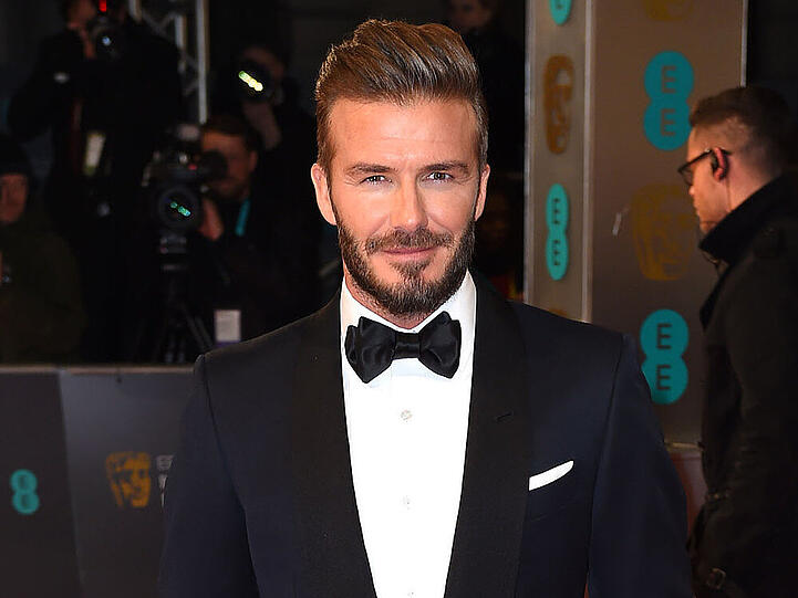 Mit seiner jetzigen Frisur scheint David Beckham sehr zufrieden zu sein