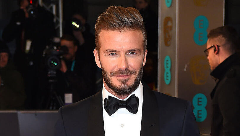 Mit seiner jetzigen Frisur scheint David Beckham sehr zufrieden zu sein Mit seiner jetzigen Frisur scheint David Beckham sehr zufrieden zu sein