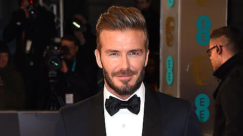 Mit seiner jetzigen Frisur scheint David Beckham sehr zufrieden zu sein