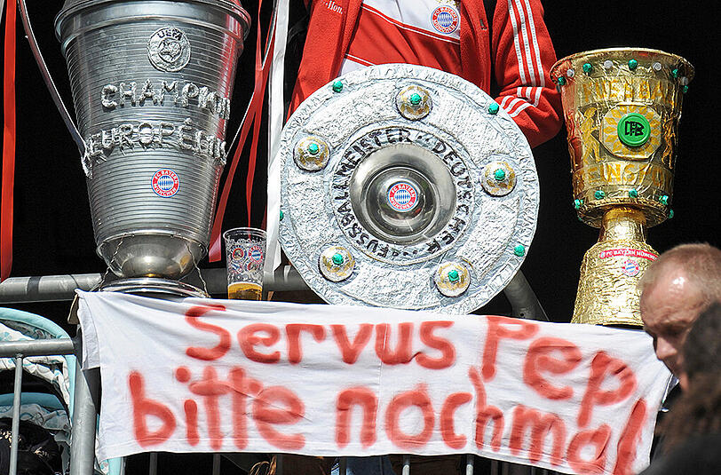 Der FC Bayern gewann 2013 das Triple aus Champions League, Meisterschaft und DFB-Pokal.