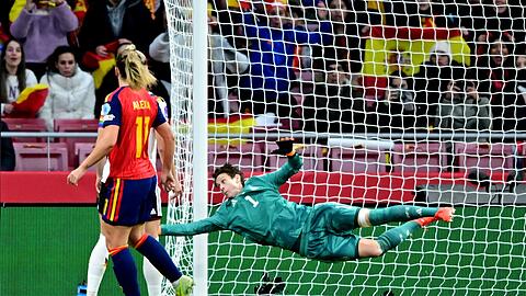 Gegen Spanien gefordert: Nationaltorhüterin Ann-Katrin Berger.