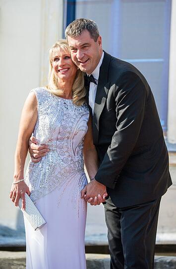 Markus Söder und Frau Karin.