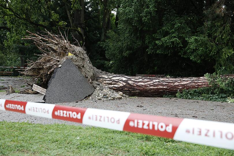 Auch in Österreich kam es zu heftigen Unwettern.