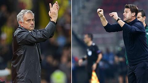 Der Neue bei Tottenham: José Mourinho (li.). Sein Vorgänger Mauricio Pochettino hätte jetzt Zeit für einen anderen Klub.