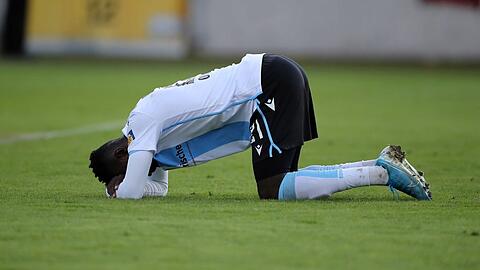 Verpasst am Freitagnachmittag das Training: Löwen-Stürmer Prince Owusu