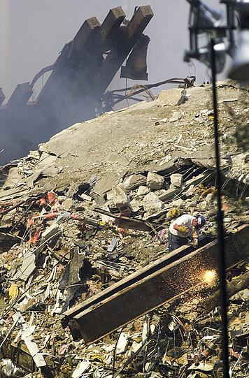 Impressionen vom 11. September 2001.