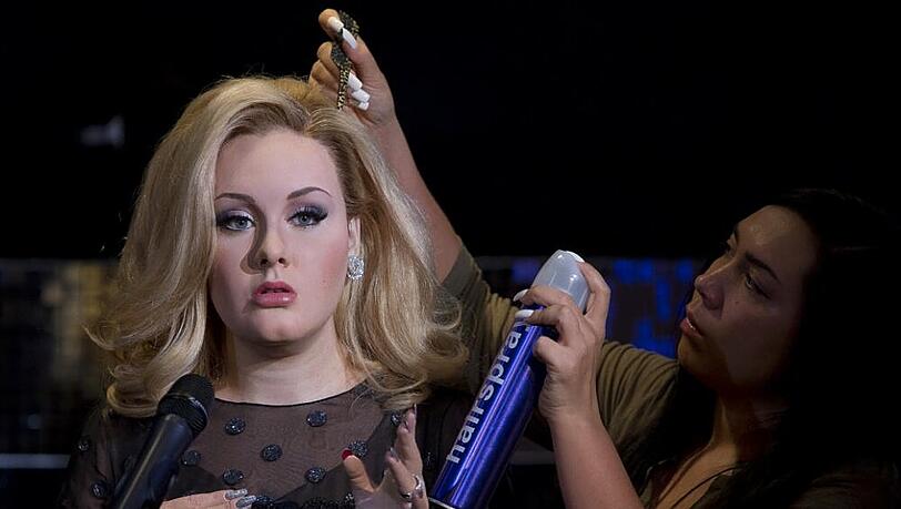 Als Wachsfigur bei "Madame Tussauds" ist Adele schon verewigt - nun soll ein Gemälde folgen Als Wachsfigur bei "Madame Tussauds" ist Adele schon verewigt - nun soll ein Gemälde folgen