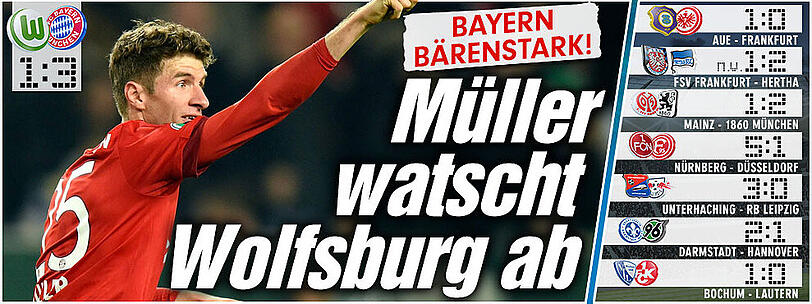 Die Pressestimmen zum Pokalspiel des FC Bayern gegen den VfL Wolfsburg.