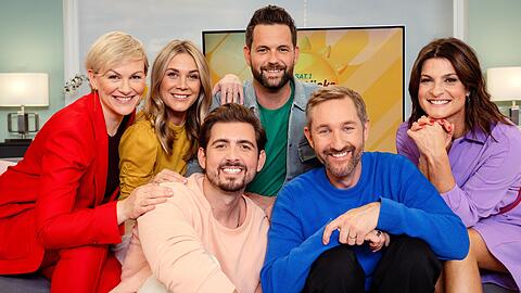 Das Team vom "Sat.1 Frühstücksfernsehen".