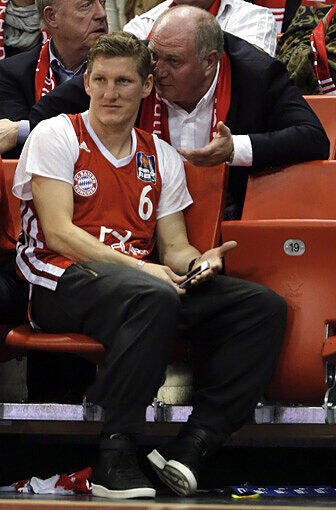 Bastian Schweinsteiger und Uli Hoeneß