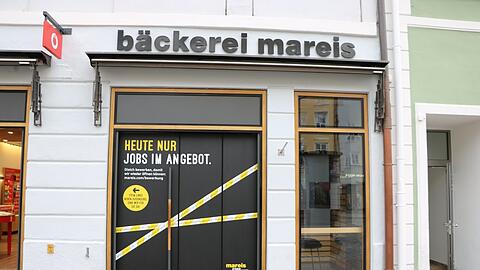 Die Filiale der Bäckerei Mareis war zwei Monate geschlossen. Nun öffnet sie wieder.