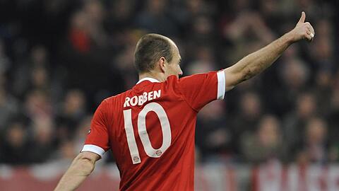 Arjen Robben: auch gegen Lyon das entscheidende Tor