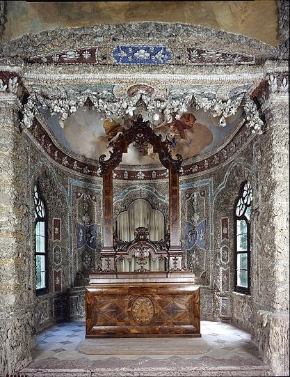 Ein magischer Ort im Schlosspark: Die Räume der Magdalenenklause sind als Grotten gestaltet.