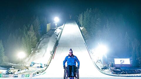 Der Schicksalsort: Bei der Skiflug-WM in Bad Mitterndorf stürzt Lukas Müller am 13. Januar 2016 schwerst, der jetzt 28-Jährige ist seit dem inkomplett querschnittsgelähmt.