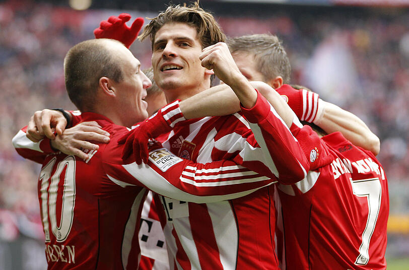 Erfolgsgaranten: Arjen Robben und Mario Gomez.