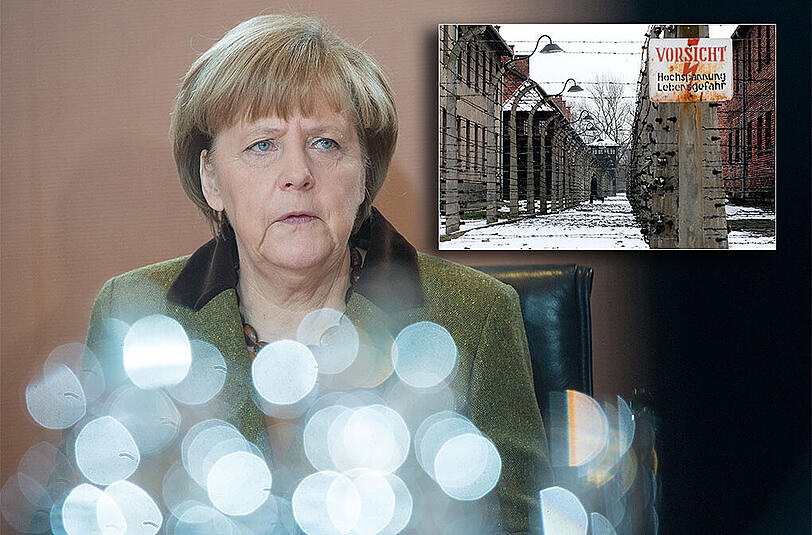 Bundeskanzlerin Angela Merkel ist bei der Gedenkveranstaltung des KZ Auschwitz vor Ort und hält eine Rede. Auch die Überlebenden sind Vor ort und erinnern sich an die Befreiung.