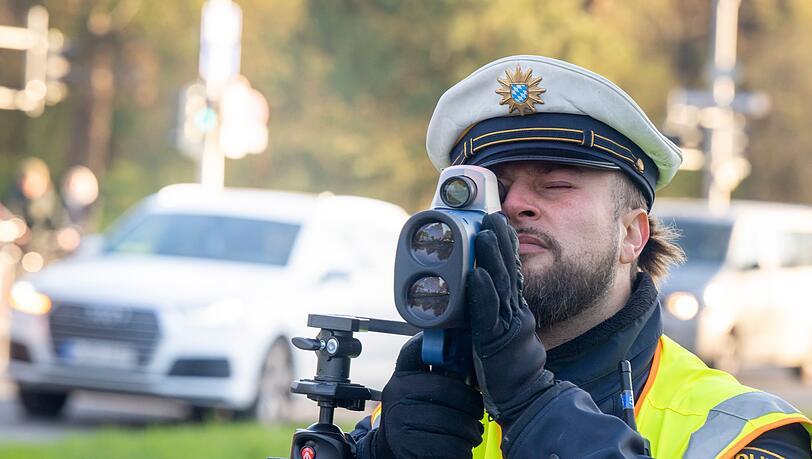Sämtliche Messstellen beim Blitzermarathon, wie diese hier in München, wurden zuvor bekanntgegeben.
