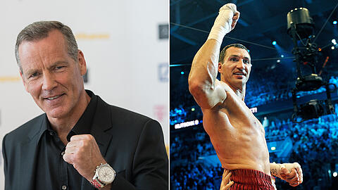 "Gentleman" Henry Maske (links) war verantwortlich für den deutschen Boxboom in den 1990er Jahren. Wladimir Klitschko trat in dieser Woche von der Boxbühne ab.