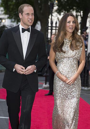 Herzogin Catherine: Ihr strahlend-schöner Auftritt im Glitzer-Kleid bei der Tusk-Foundation. Die Bilder