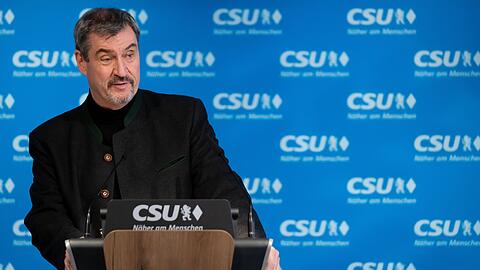 CSU-Chef Markus S&ouml;der stemmt sich gegen Beamte in der Rentenversicherung.