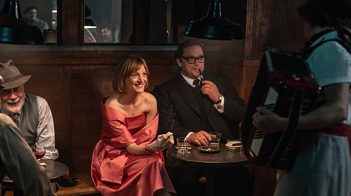 Vicky Krieps (als Ingeborg Bachmann) und Ronald Zehrfeld (als Max Frisch) in Margarethe von Trottas Wettbewerbsbeitrag "Ingeborg Bachmann -Reise in die Wüste".