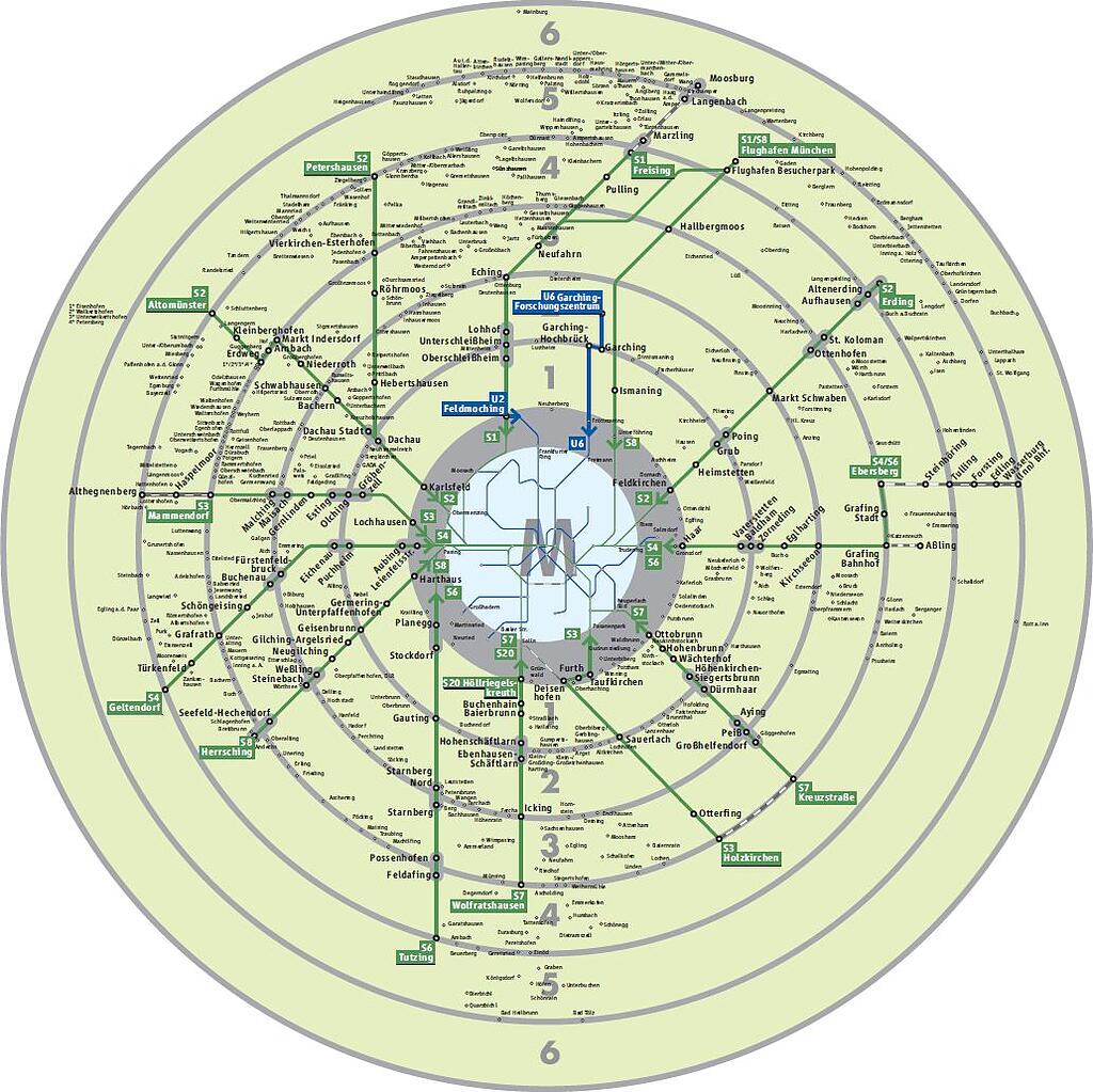 Zonen Statt Ringe Das Neue Mvv Tarifsystem Abendzeitung Munchen