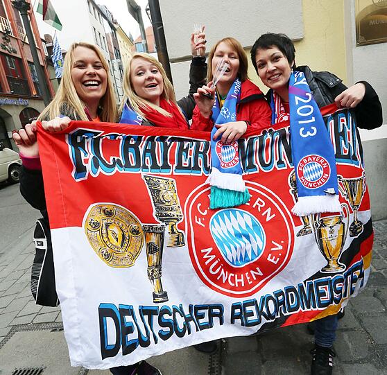 Geschichten, Fans und Skurilitäten: Stimmungsvolle Fotos aus München zum großen Finale in Wembley