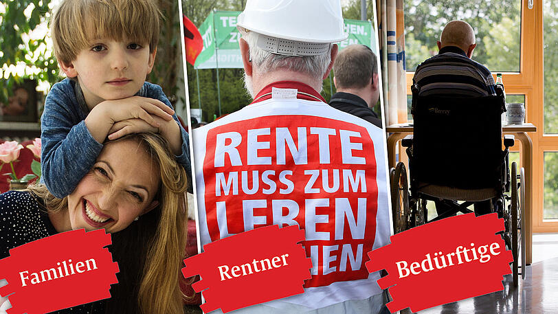 Die Parteien setzen derzeit vieles daran, die Stimmen von Eltern, Rentnern, Arbeitslosen oder Pflegebedürftigen für sich zu gewinnen.