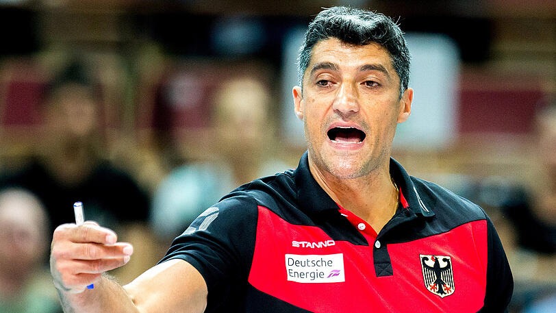 Der Baumeister des Erfolges: "Wir müssen auch im Finale an uns glauben und mit freiem Kopf in das Spiel gehen", sagt der deutsche Nationaltrainer Andrea Giani.