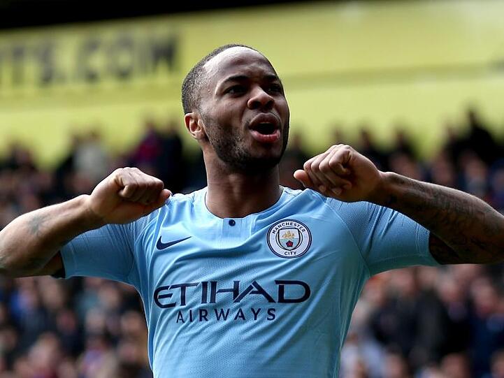 Doppelpacker Raheem Sterling.
