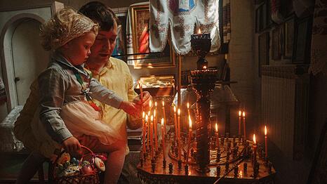 Anl&auml;sslich des orthodoxen Osterfests sollen im Ukraine-Krieg die Waffen f&uuml;r eine begrenzte Zeit schweigen. (Archivbild)