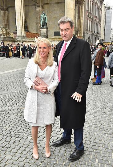 Ministerpräsident Markus Söder und Ehefrau Karin