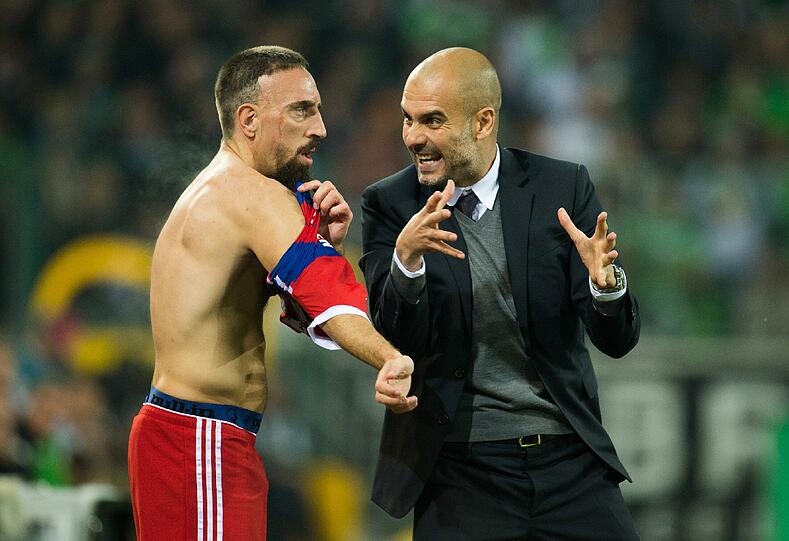 Franck Ribéry kommt gegen den AS Rom erstmals von Beginn an in der Champions League.